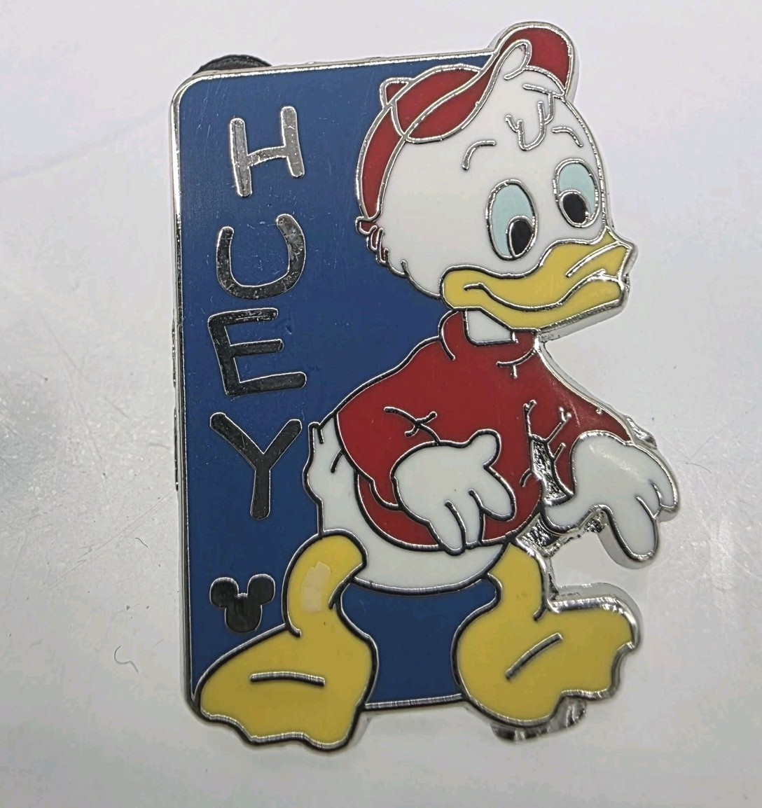 Disney Huey Cast Lanyard Enamel Lapel Pin Small Blue Red Duck Disney Parks 2006
