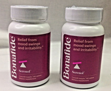Lot of 2 Bonafide Serenol 60 Tabs Relief Mood Swings Exp 5/14/26 NEW