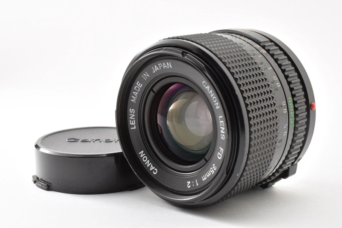 Canon FD 35mm レンズ ケース付き Canon FD 35mm レンズ ケース付き Canon FD 35mm f/2 Camera Lenses