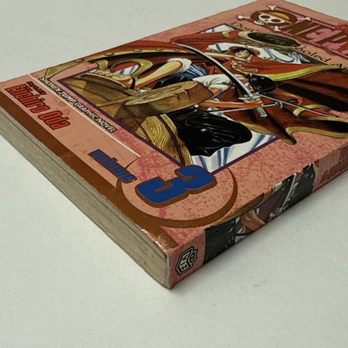 One Piece Vol 3 Gold Foil Cover Second Print Manga English RARE Free Shipping! - Picture 10 of 15