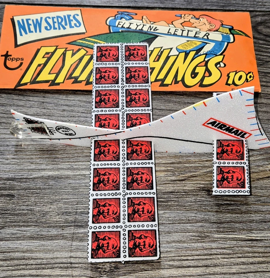 (12) Vintage Topps Flying Things - Complete New Series - 1960s - Japan Made Set - Image 4 of 4