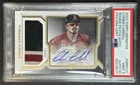 CORBIN CARROLL PSA 9 2023 TOPPS DEFINITIVE #DRPC-CC ROOKIE GU PATCH AUTO RC /50