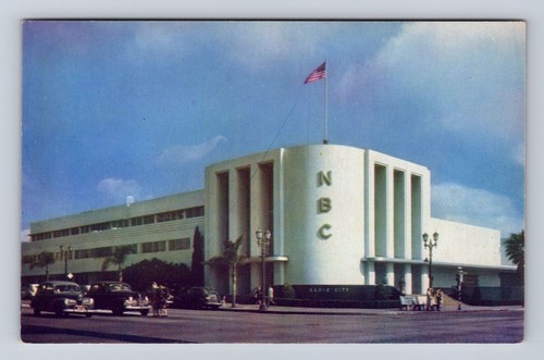 Hollywood CA-California, NBC Radio City, Vintagecard