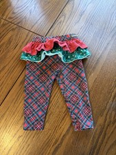 Matilda Jane Run Run Rudolph Girls Pants Leggings 12 Months