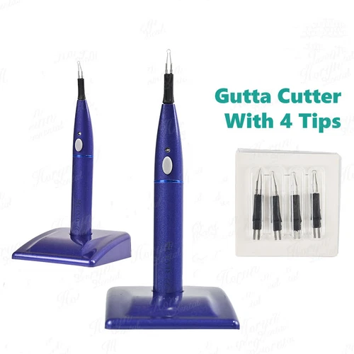 Dental Gutta Percha Points Cutter Endo Cordless Gutta Cutter with 4 Tips Blue - Picture 1 of 4