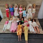 Vintage Barbie Doll Lot 1980s 1990s Mixed Dolls Clothes TLC As Is