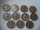 LOT OF 11 1950s 1962 QUARTERS    TRUE  AUCTION NO RESERVE