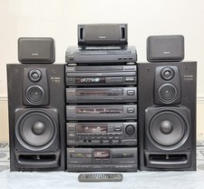 Aiwa MX-Z9300MStereo Stack System HiFi Separates Speakers + Remote