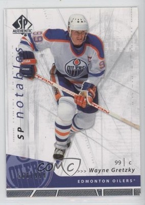 2006-07 SP Authentic SP Notables 566/999 Wayne Gretzky #160 HOF 10r6