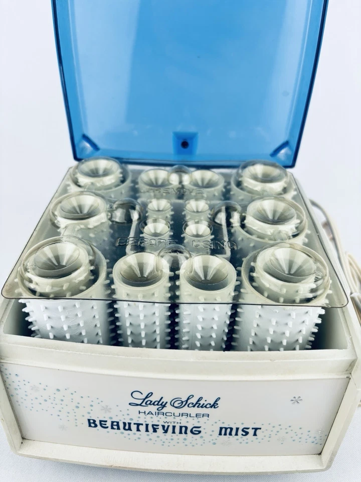 Vtg Lady Schick Hair Curler Roller With Beautifying Mist Model 70 Works Read - Image 3 of 4