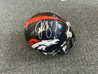 L@@K John Elway Signed Denver Broncos Mini Helmet Autographed BAS