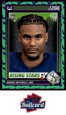 2024 Score-A-Treat #1 Adonai Mitchell A-Treat - Rising Stars Orange Pumpkin