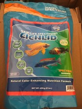 New Life Spectrum Cichlid Fish Small 1 MM Pellets 600G - 21 Oz NLS Exp 12/2026