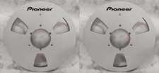 One Pair 10.5'' silver Pioneer Tape reel High Quality Aluminum Take Up Reel