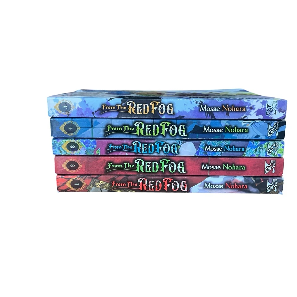 From the Red Fog Vol 1-5 Complete English Manga Set - New Mosae Nohara Shonen cover