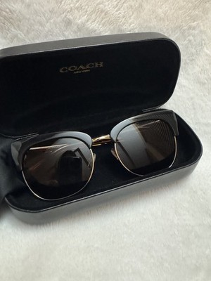 NWT Coach Bobbie Frames Sunglasses L1162 Black/Tortoise/gold  display picture 1