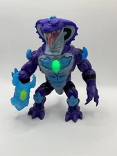 Beast Lab Stealth Strike Reptile COBRA Snake Action Figure Lights Sounds Tested