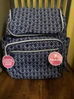 Baby Boom  Diaper Bag-Navy and Pink Design