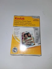 Kodak Premium Photo Paper 60 Sheet Gloss Brillante 4x6" Instant Dry NWB
