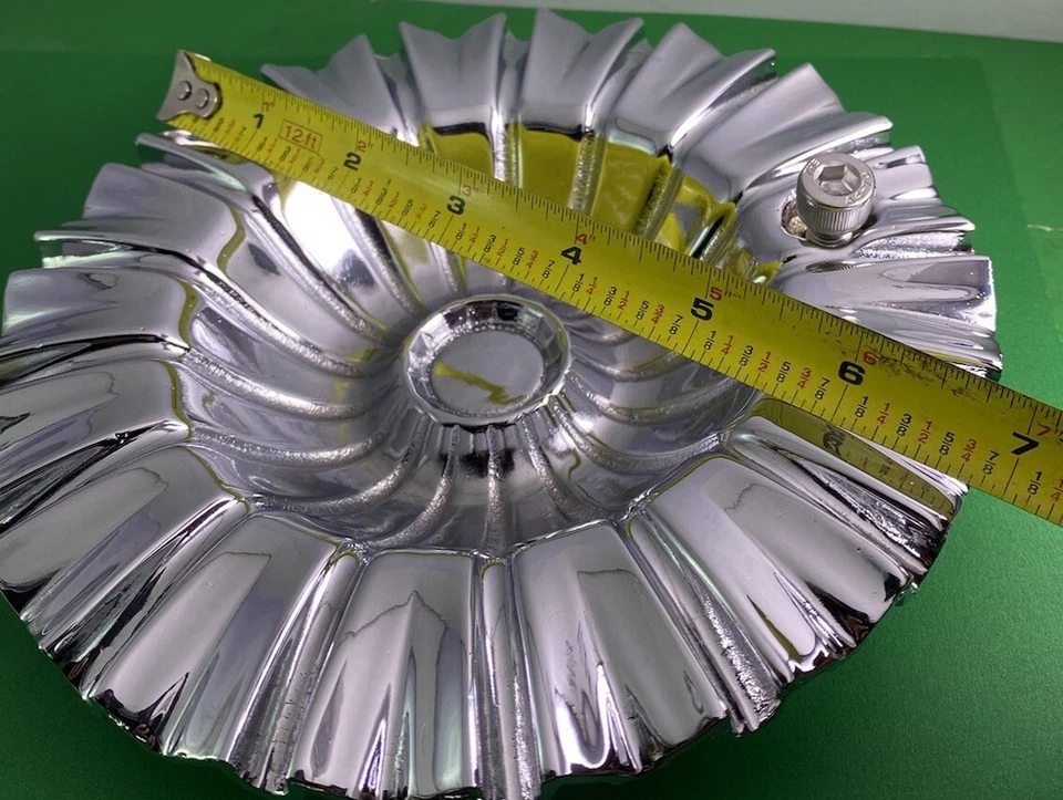 Tapa central de rueda cromada personalizada BAZO BAZ034-SUV Foto 2 de 3