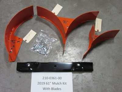 #ad Rebel Rogue Renegade 61quot; Mulch Kit w Blades 210 0361 00 $375.99
