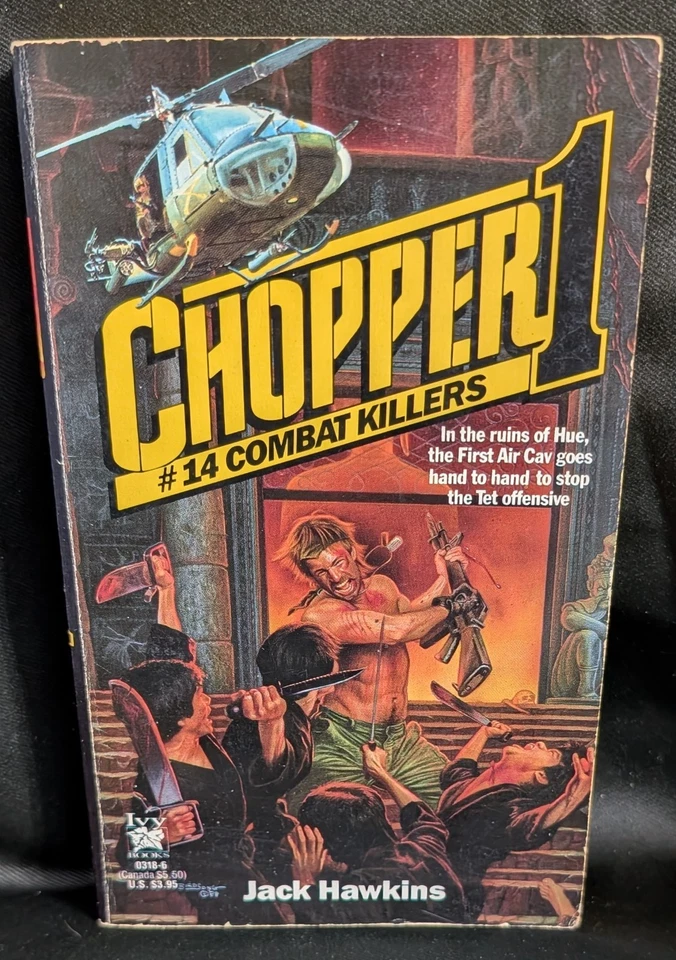 Chopper 1 #14 Combat Killers by Jack Hawkins May.1989 1st Print PB Foto 4 de 4
