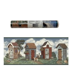 Imperial Outhouse Border 5-yard Roll Pre-Pasted Item LT3051B