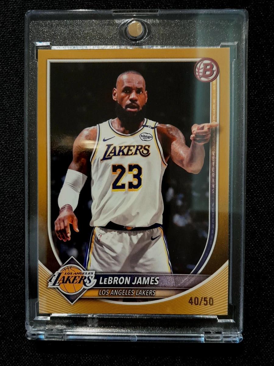 Bowman LeBron James Basketball Sports Trading Card Singles for