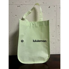 Lululemon Pastel Yellow Reusable Tote Bag – Eco Shopping, Gym, Everyday Carry