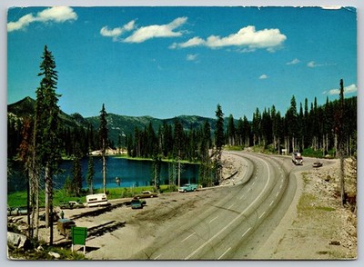Kootenay Skyway British Columbia Bridal Lake Stagleap Park Highway 3 Postcard BC