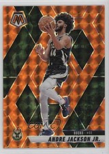 2024-25 Panini Mosaic Orange Mosaic Prizm 194/249 Andre Jackson Jr #181 3m4