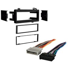 Fits Dodge Ram Pickup 84-01 Single DIN Stereo Harness Radio Install Dash Kit