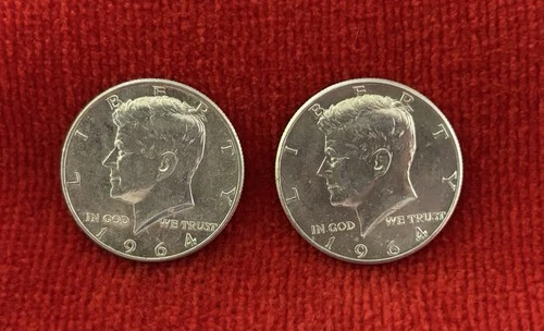1964 Kennedy Silver Half Dollar Very Fine - BU