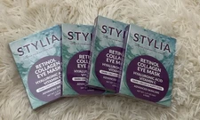 Lot Of 4 Stylia Under Eye Masks Marine Collagen Retinol Vit C Hyaluronic 6 Pairs