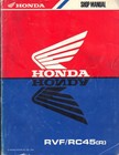 HONDA RVF750 RC45 SUPERBIKE 1994 ORIGINAL FACTORY WORKSHOP MANUAL
