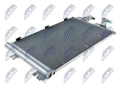 NTY Air Conditioner Condenser CCS-PL-016 With Drier For Opel, Reinforced