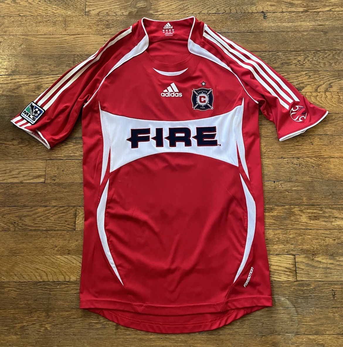 Authentic Adidas 06/07 Chicago Fire Pickens Soccer Jersey Football