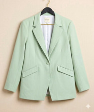 Favorite Daughter The Favorite Blazer Mint Sage Green XL Pristine Structured