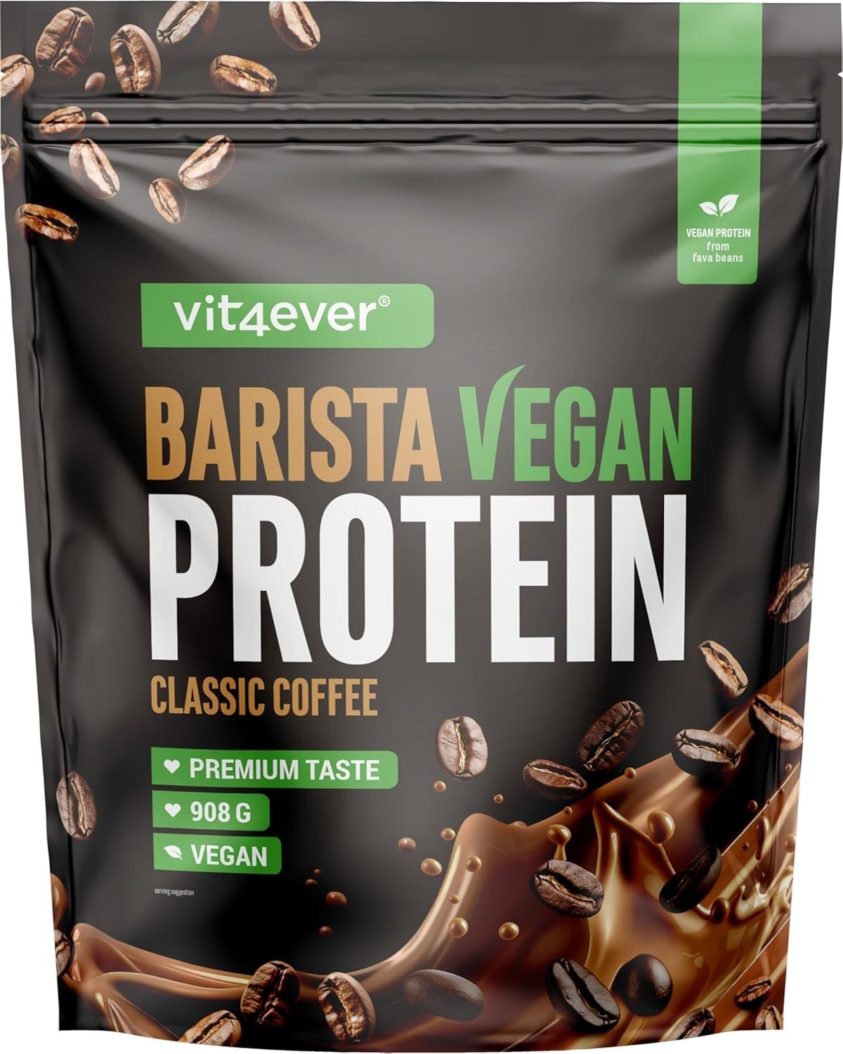 Barista Protein Coffee 908g | Analisi Nutrizionale 24g Proteine Vegane