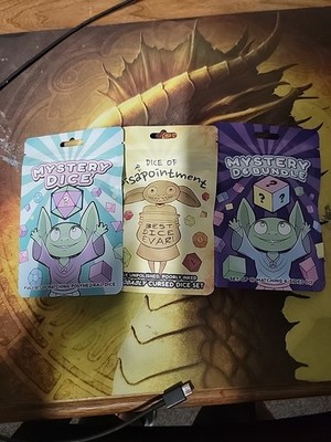 Mystery Dice Blind Bag - Mystery Metal Dice Set - Mystery Dice Goblin