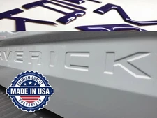 COMPATIBLE WITH 2022 23 24 25 26 3D DOMED RAISED PURPLE TAILGATE LETTERS US MADE