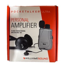 Williams Sound Pocketalker Ultra Personal Amplifier Hearing Device – NEW