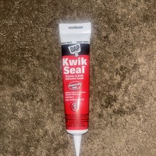Kwik Seal 5.5 oz. White Kitchen and Bath Adhesive Caulk