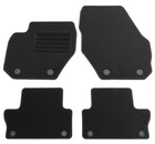 Fußmatten Set für Volvo XC60 2008-2017 Autoteppiche mit 100% Passform Schwarz