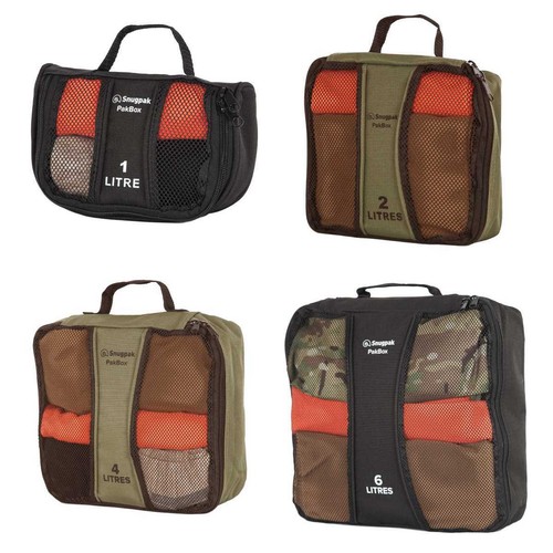 Snugpak PakBox Scatola Organizzativa 6L | Rete Frontale E Maniglia | Ideale Per Abbigliamento, Accessori E Attrezzatura Da Viaggio