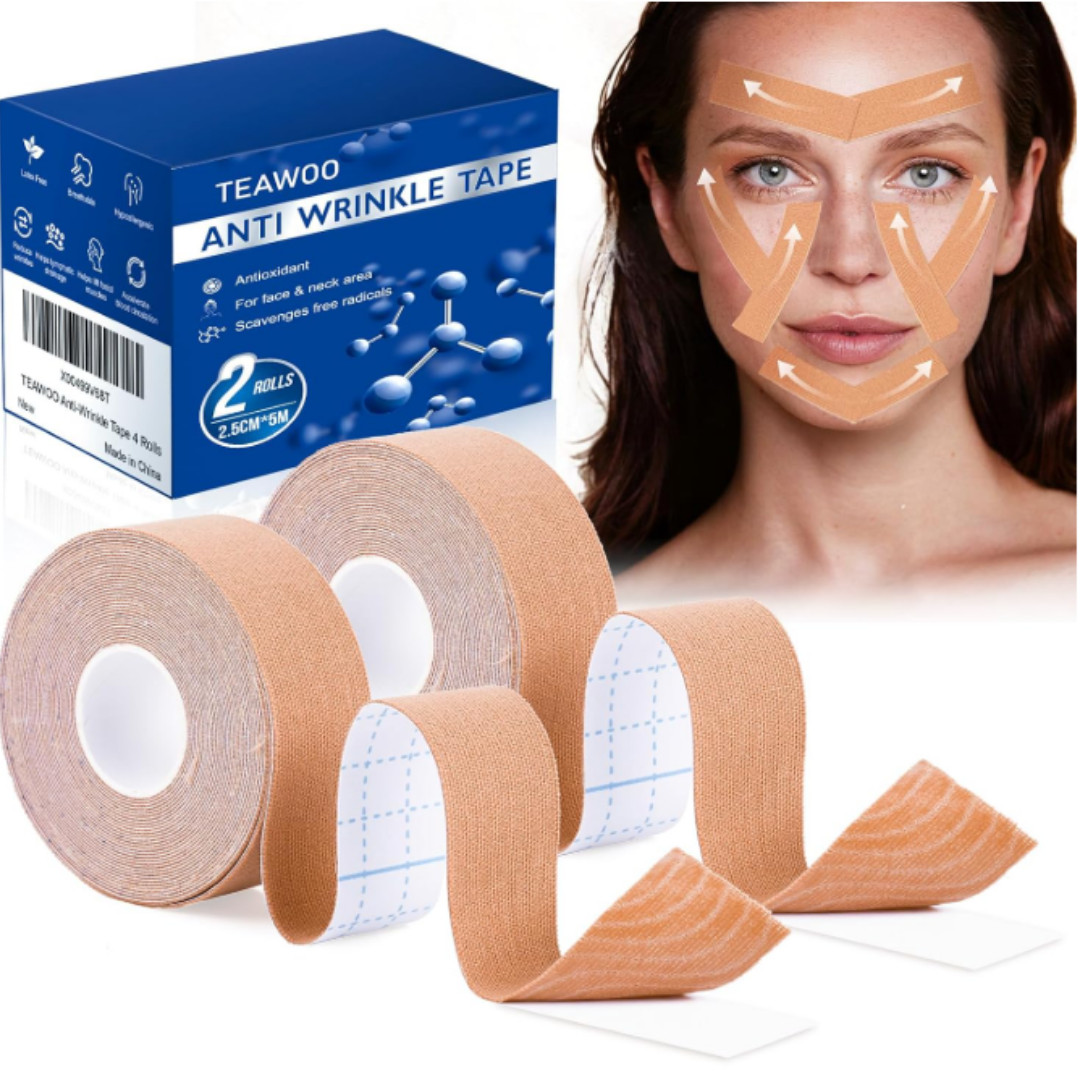 Anti-Wrinkle Tape | Facial Myofascial Lift Tape for Skin Firming,Anti-Aging Face
