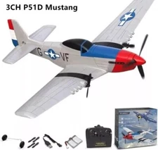 Volantex P51D Fighter 3CH Wing 400mm RC Airplane 2.4G 6Axis Aerobatic RTF Glider