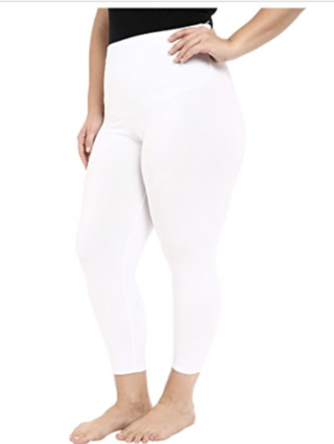 Yummie Women's Gloria Skimmer Cotton Stretch WHITA COLOR SZ L