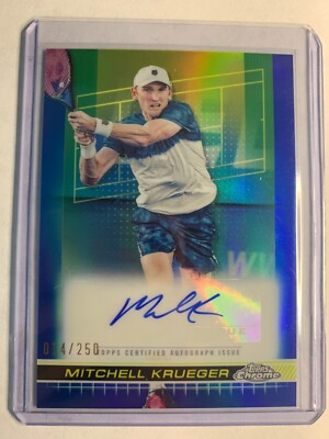 2024 Topps Chrome Mitchell Krueger Auto Blue Refractor #D /250 #TCA-MKR