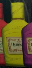 NEW (YELLOW) Hennessy Limited Edition 2014 Rubber Sleeve cover For 200 ml bottle